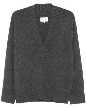 Loulou de Saison V-Neck Sweater - Black