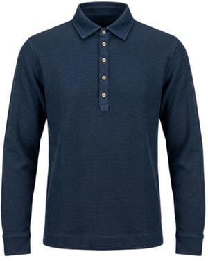 Massimo Alba Long-Sleeve Polo Shirt - Blue