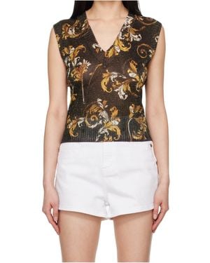 Versace Jeans Couture Barocco Top - White