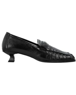 DIESEL D-Amber Square Toe Low Heels - Black