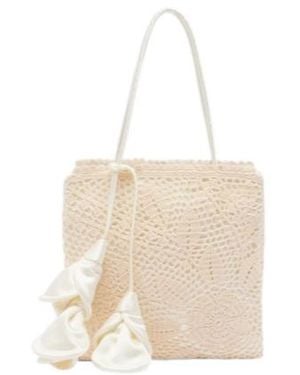 Magda Butrym Julia Crochet Tote Bag - Natural