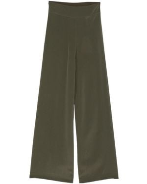 JOSEPH Rihani Slit Palazzo Trousers - Green