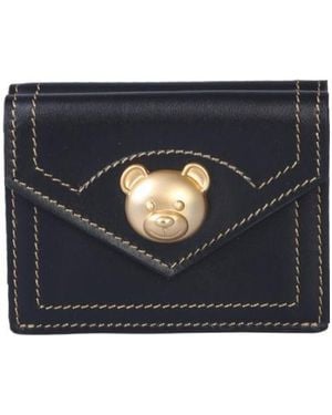 Moschino Logo Wallet - Blue