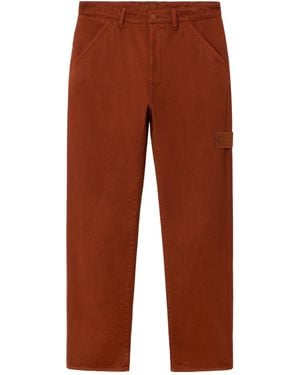 Stone Island Regular-Fit Chino Trousers With Pockets - Brown
