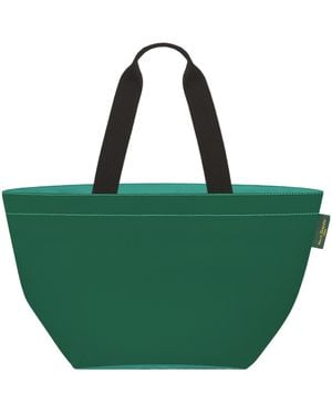 Herve Chapelier Logo Tote Bag - Green