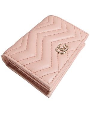 Gucci Gg Marmont Small Wallet - Pink
