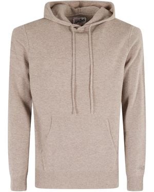 MC2 Saint Barth Mahony Hooded Drawstring Jumper - Natural