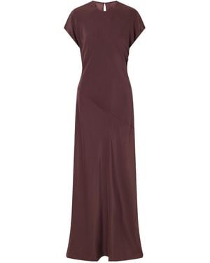 SIR. Noria Silk Maxi Dress - Purple