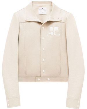 Courreges Courrèges Reedition Ac Logo Patch Jacket - White