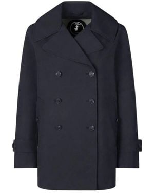Save The Duck Trench Donna Sofi Blu Nero - Blue