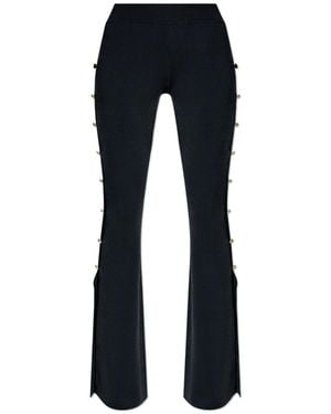 Versace Jeans Couture Couture Button-Detail Flare Pants - Blue