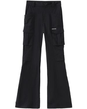 Marissa Chiara Belt Loop Casual Pants - Black