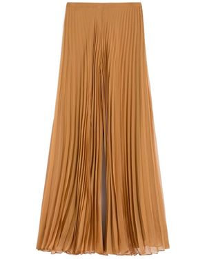 Max Mara Pleated Trousers - Natural