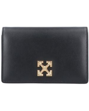 Off-White c/o Virgil Abloh Jitney 0.5 Leather Shoulder Bag - Black