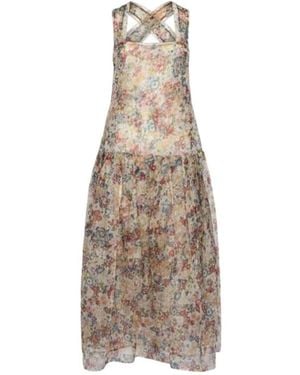 KHAITE Amello Silk Long Dress - Natural