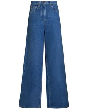 Etro Stretch Baggy-Fit Jeans - Blue