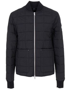 Moose Knuckles Long-Sleeved Cotton-Padded Jacket - Blue
