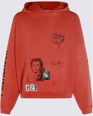 Paly Hollywood Patterned Printed Hoodie - Red