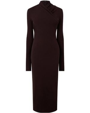 Max Mara Solid Color Dress - Red