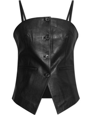 Samsøe & Samsøe Salco Buttoned-Up Top - Black