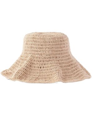 Magda Butrym Raffia Fedora Fedora - Natural