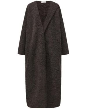 Ruohan Umber Raas Coat - Black
