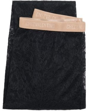 Valentino Lace Tights - Black