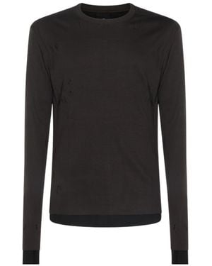 Thom Krom Distressed Long-Sleeve T-Shirt - Black