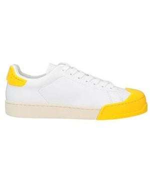 Marni Color-Block Leather Trainers - Yellow