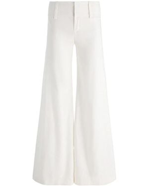 Alice + Olivia Alice Olivia Olivia Wide Leg Trousers - White