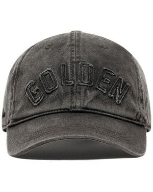 Golden Goose Logo Detailed Baseball Cap - Grey