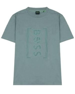 BOSS Crew Neck Short-Sleeved T-Shirt - Blue