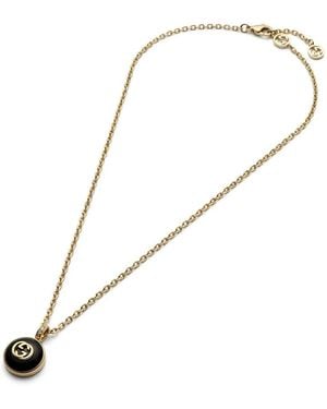 Gucci Interlocking 18K Chain Necklace - Multicolor