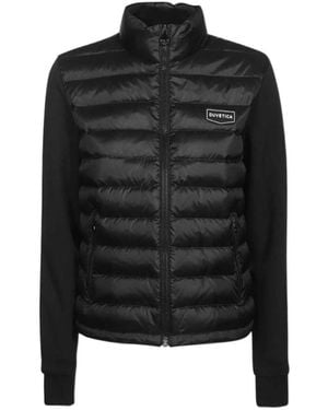Duvetica Benefica Logo Mix Down Jacket - Black