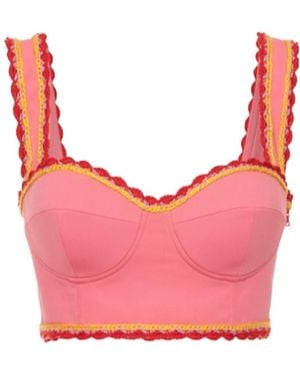 Moschino Logo Bra Underwear - Pink