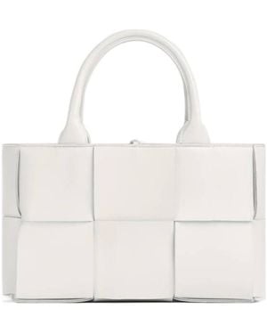 Bottega Veneta Mini Arco Tote Bag - White