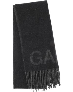 ★Ganni★ 23FW Logo Patch Cable Wool Muffler Ivory A5113 135 dfe2aa95dd160986ae1420e37e71a9