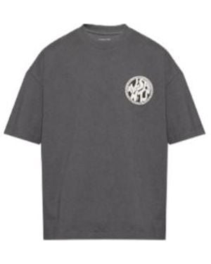AllSaints Distortion Logo T-Shirt - Grey