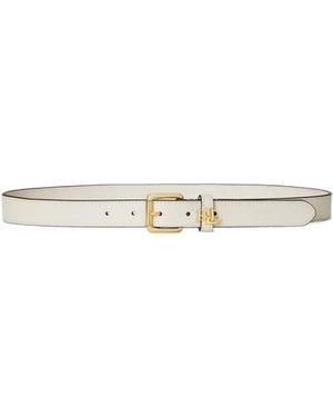 Ralph Lauren Lauren Logo Buckle Belt - White