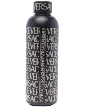 Versace Logo Printed Screw-Top Water Bottle - White