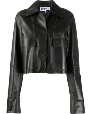 Loewe Button Jacket - Black