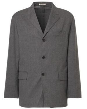 AURALEE Oversized Blazer - Gray