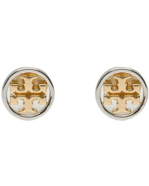 Tory Burch Miller Stud Earrings - Metallic