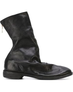 Guidi Zippered Boots - Black