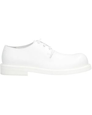 MM6 by Maison Margiela Minimalist Casual Flat Shoes - White
