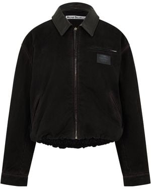 Acne Studios Solid Color Long-Sleeve Outerwear - Black