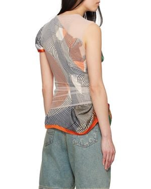 Marine Serre Layered Top - White
