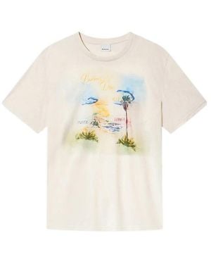 Isabel Marant Printed Short-Sleeve T-Shirt - White