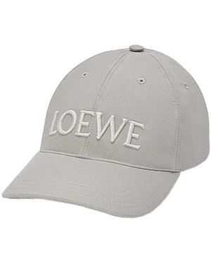 Loewe Logo Embroidered Baseball Cap - Gray