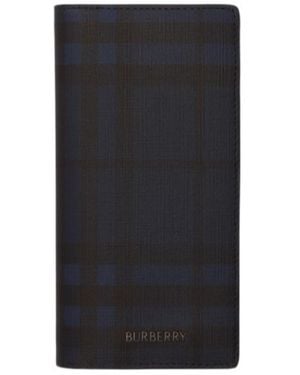 Burberry City Check Continental Wallet - Black